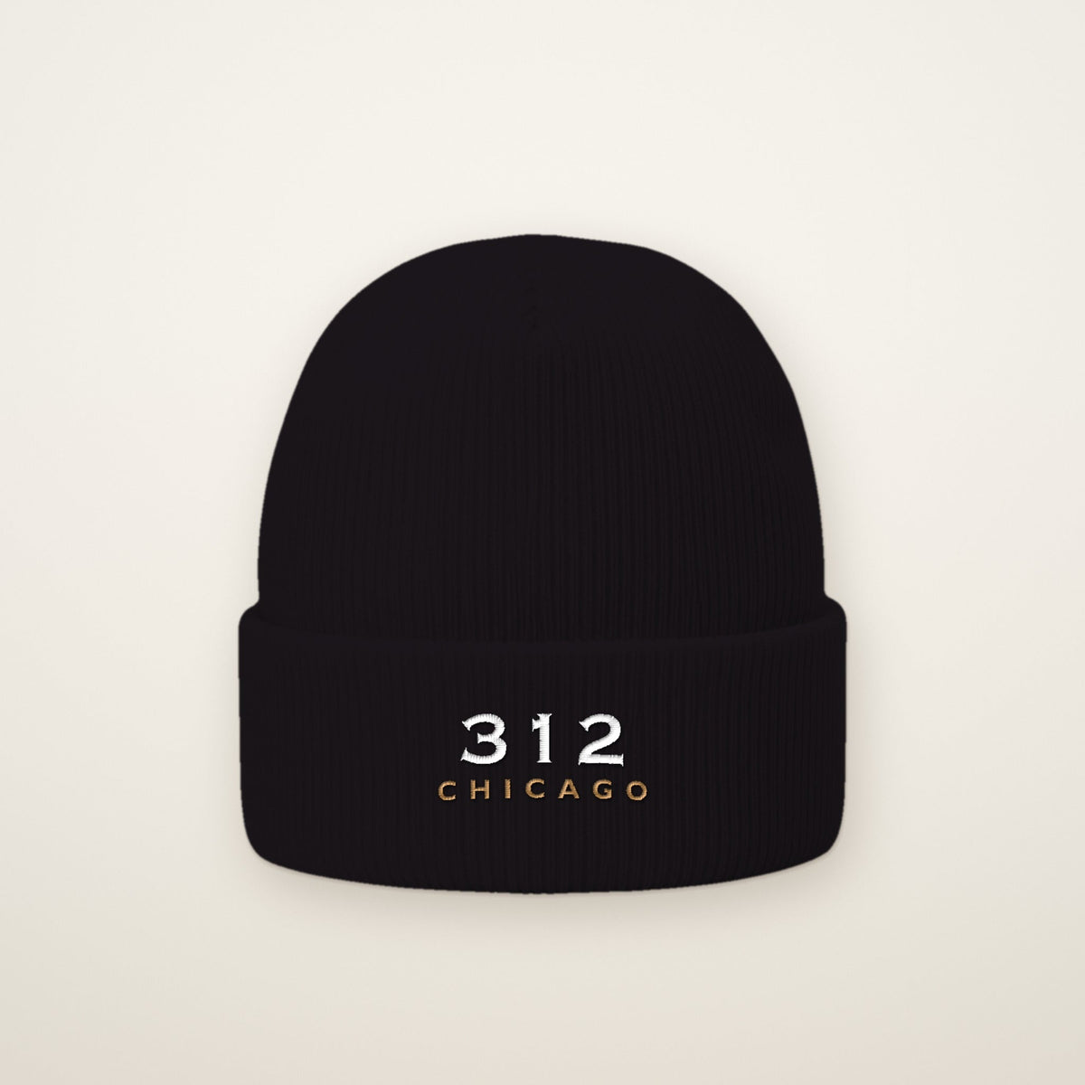 312 Chicago embroidered beanie