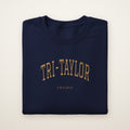 Tri-Taylor Chicago Embroidered Crewneck — Gold Thread