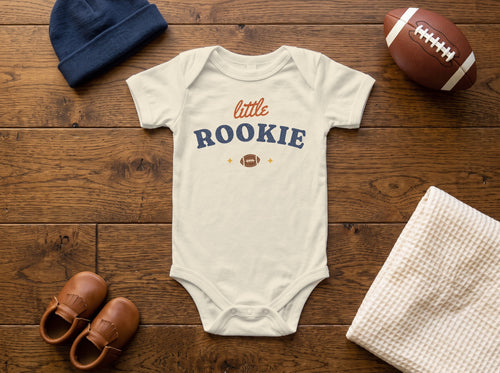 Little Rookie baby bodysuit, natural