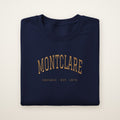 Montclare Chicago Embroidered Crewneck — Gold Thread