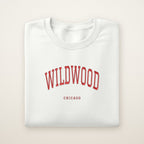 Wildwood Chicago Embroidered Crewneck — Red Thread