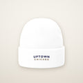 Uptown Chicago Embroidered Cuffed Beanie — Navy Thread