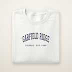 Garfield Ridge Chicago Embroidered Crewneck — Navy Thread