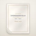 Andersonville Chicago Home 2026 Sherpa Blanket – Est. 1854