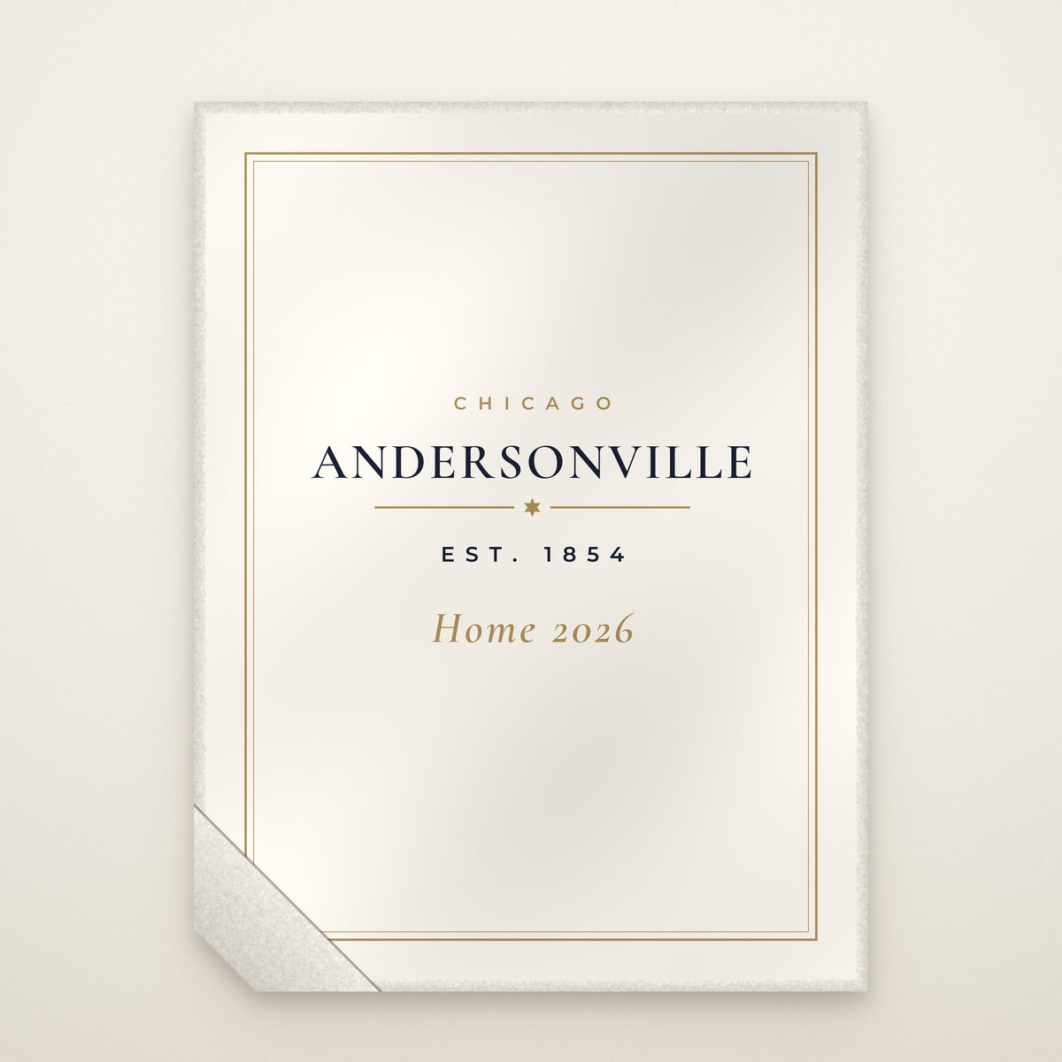 Andersonville Chicago Home 2026 Sherpa Blanket – Est. 1854