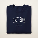 East Side Chicago Home 2026 Embroidered Crewneck — White Thread