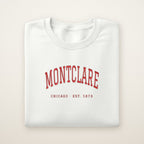 Montclare Chicago Embroidered Crewneck — Red Thread