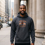 Chicago Bears retro hoodie in dark heather at Union Station