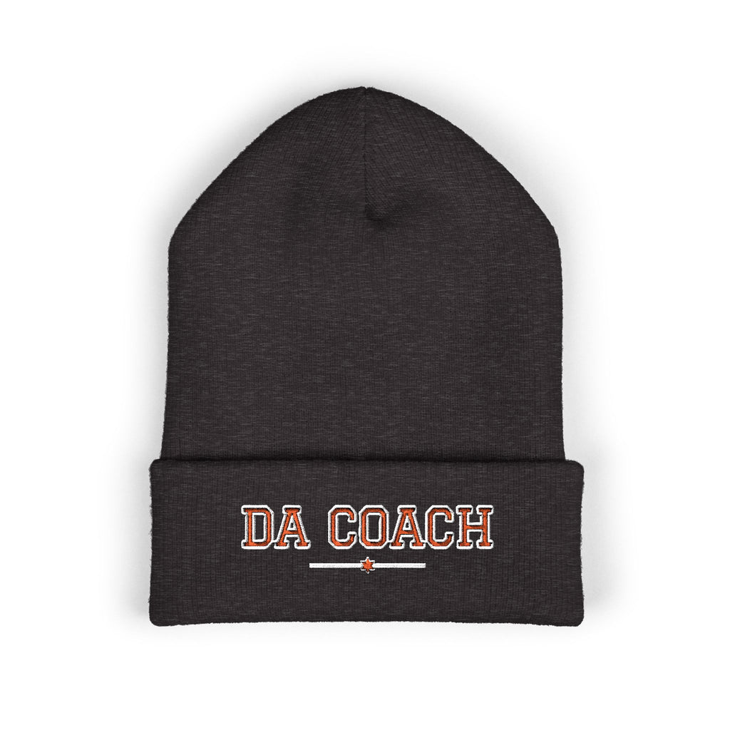 Da Coach embroidered cuffed beanie by ChiTown Threads