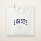 East Side Chicago Home 2026 Embroidered Crewneck — Navy Thread