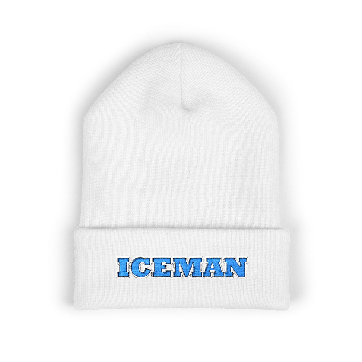 Iceman embroidered cuffed beanie by ChiTown Threads