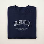 Wrigleyville Chicago Home 2026 Embroidered Crewneck — White Thread