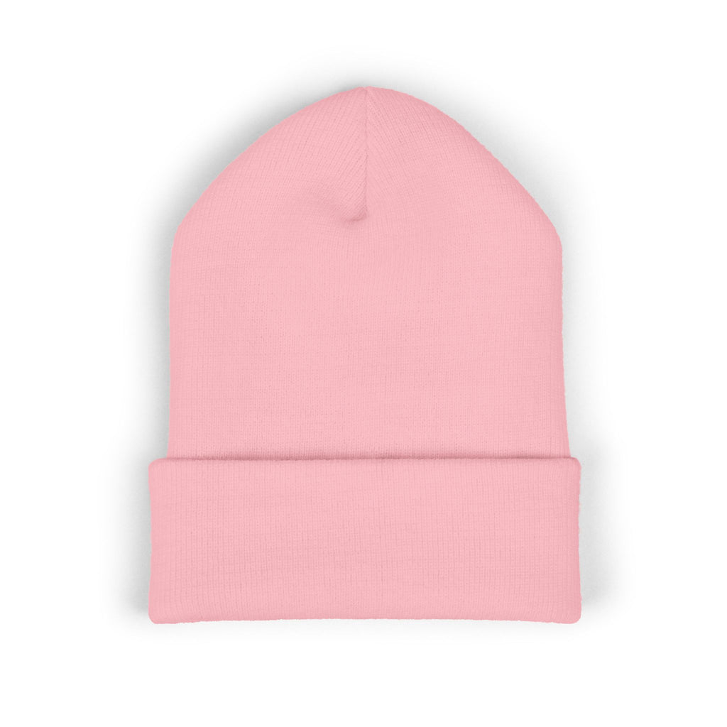 Lincoln Park Chicago Embroidered Cuffed Beanie, White