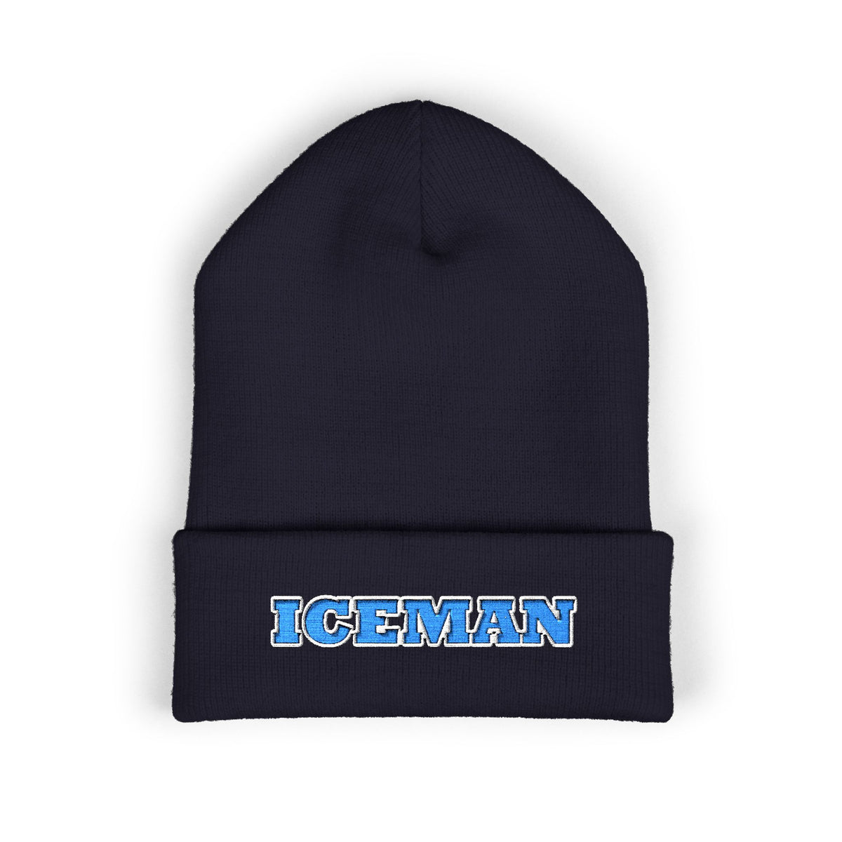 Iceman embroidered cuffed beanie by ChiTown Threads