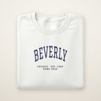 Beverly Chicago Home 2026 Embroidered Crewneck — Navy Thread