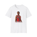 Caleb Wilson Chicago Bulls Tee in White, front view