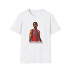 Caleb Wilson Chicago Bulls Tee in White, front view