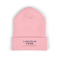 Lincoln Park Chicago Embroidered Cuffed Beanie, White