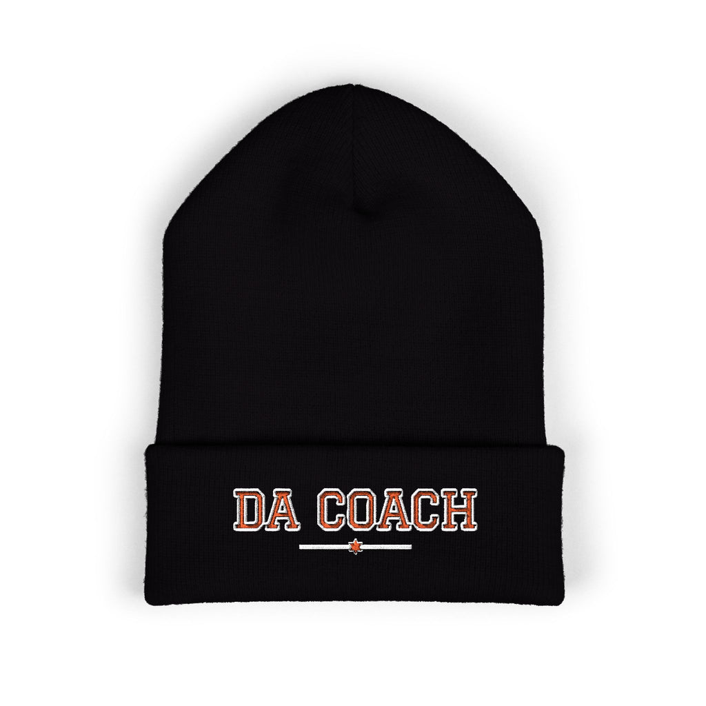 Da Coach embroidered cuffed beanie by ChiTown Threads
