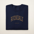 Avondale Chicago Embroidered Crewneck — Gold Thread