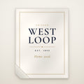 West Loop Chicago Home 2026 Sherpa Blanket – Est. 1853