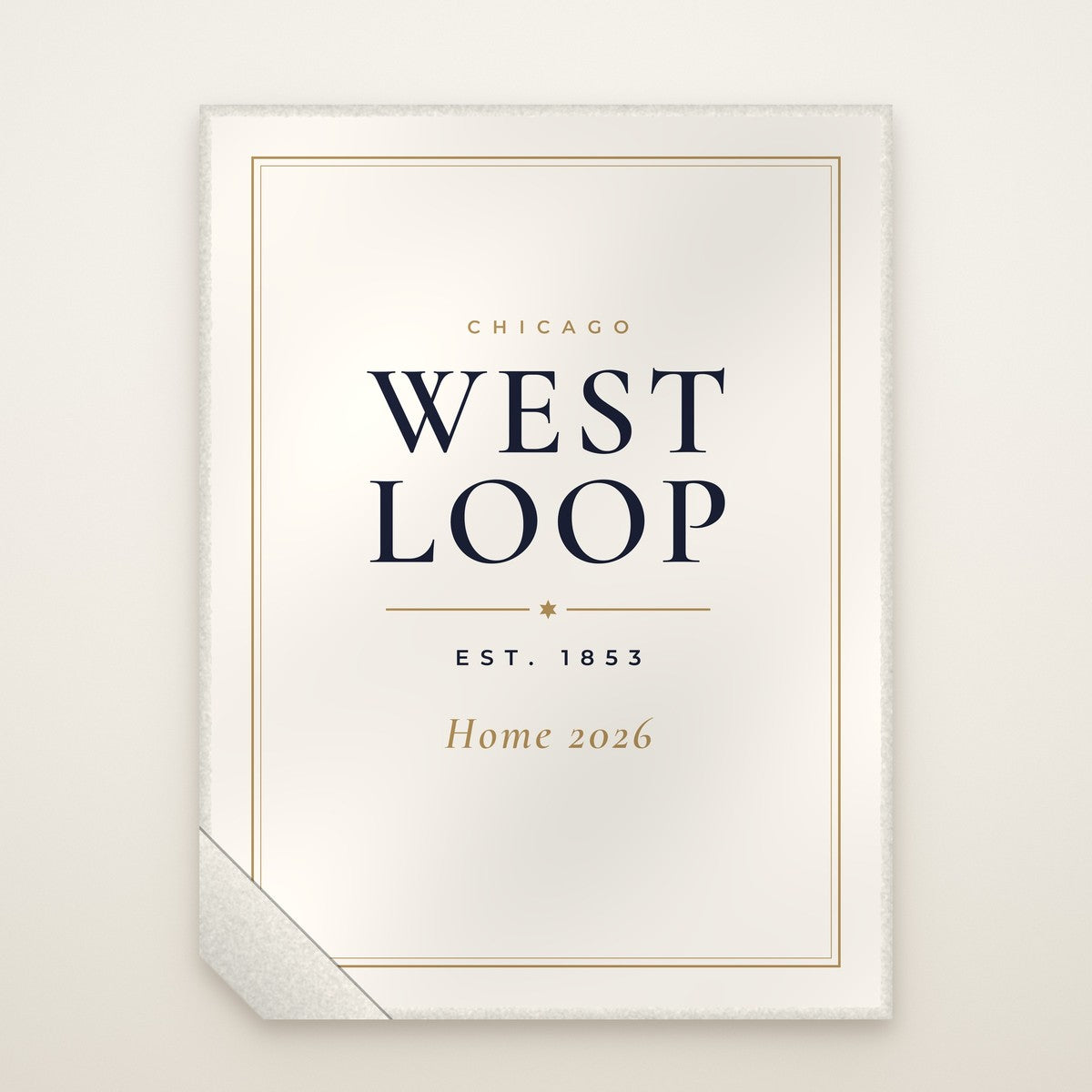 West Loop Chicago Home 2026 Sherpa Blanket – Est. 1853