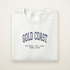 Gold Coast Chicago Home 2026 Embroidered Crewneck — Navy Thread