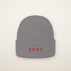 Chicago Four Stars embroidered cuffed beanie in Heather Grey