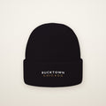 Bucktown Chicago Embroidered Cuffed Beanie in Black