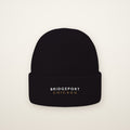 Bridgeport Chicago Embroidered Cuffed Beanie in Black