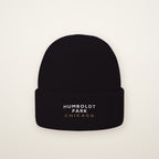 Humboldt Park Chicago Embroidered Cuffed Beanie in Black