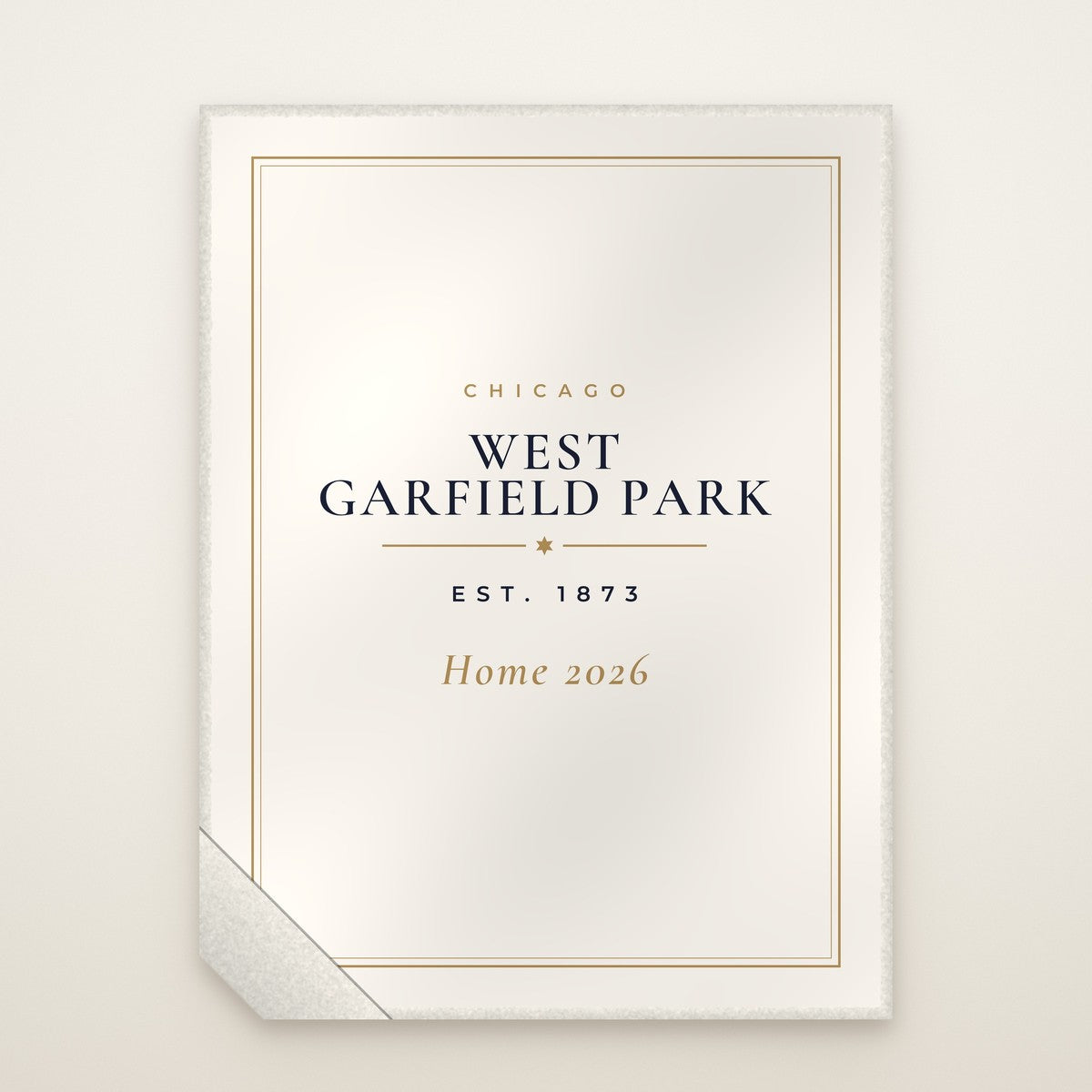 West Garfield Park Chicago Home 2026 Sherpa Blanket – Est. 1873