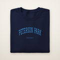 Peterson Park Chicago Embroidered Crewneck — Sky Blue Thread