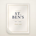St. Ben's Chicago Home 2026 Sherpa Blanket – Est. 1902