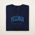 Pullman Chicago Embroidered Crewneck — Sky Blue Thread