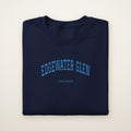 Edgewater Glen Chicago Embroidered Crewneck — Sky Blue Thread