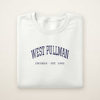 West Pullman Chicago Embroidered Crewneck — Navy Thread