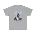 Caleb Williams Iceman t-shirt in sport grey, front view