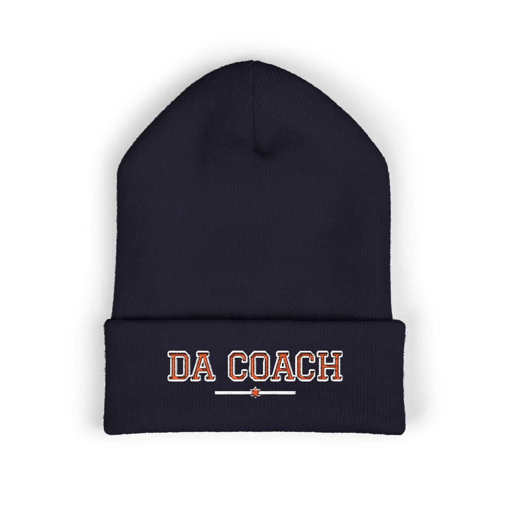 Da Coach embroidered cuffed beanie by ChiTown Threads