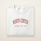 North Center Chicago Embroidered Crewneck — Red Thread