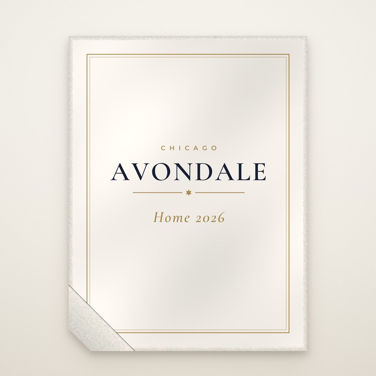 Avondale Chicago Home 2026 Sherpa Blanket