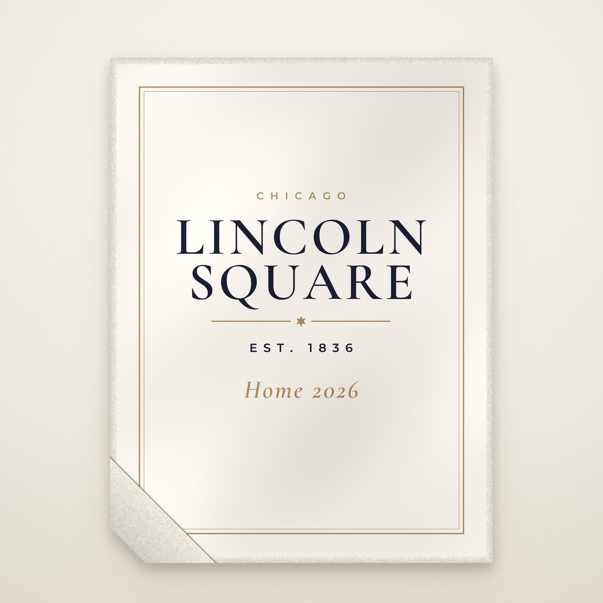 Lincoln Square Chicago Home 2026 Sherpa Blanket – Est. 1836