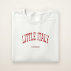 Little Italy Chicago Embroidered Crewneck — Red Thread
