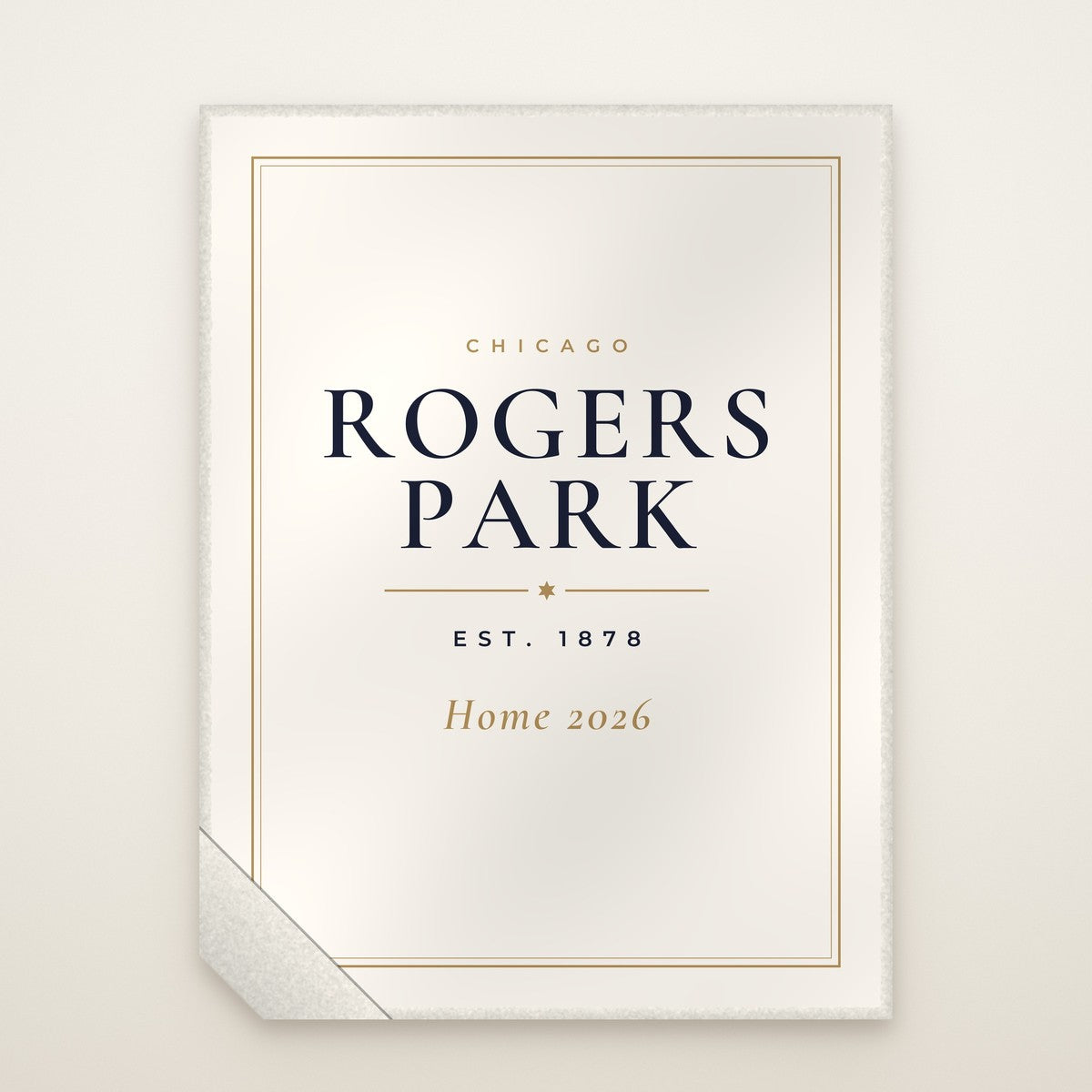 Rogers Park Chicago Home 2026 Sherpa Blanket – Est. 1878