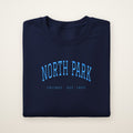 North Park Chicago Embroidered Crewneck — Sky Blue Thread