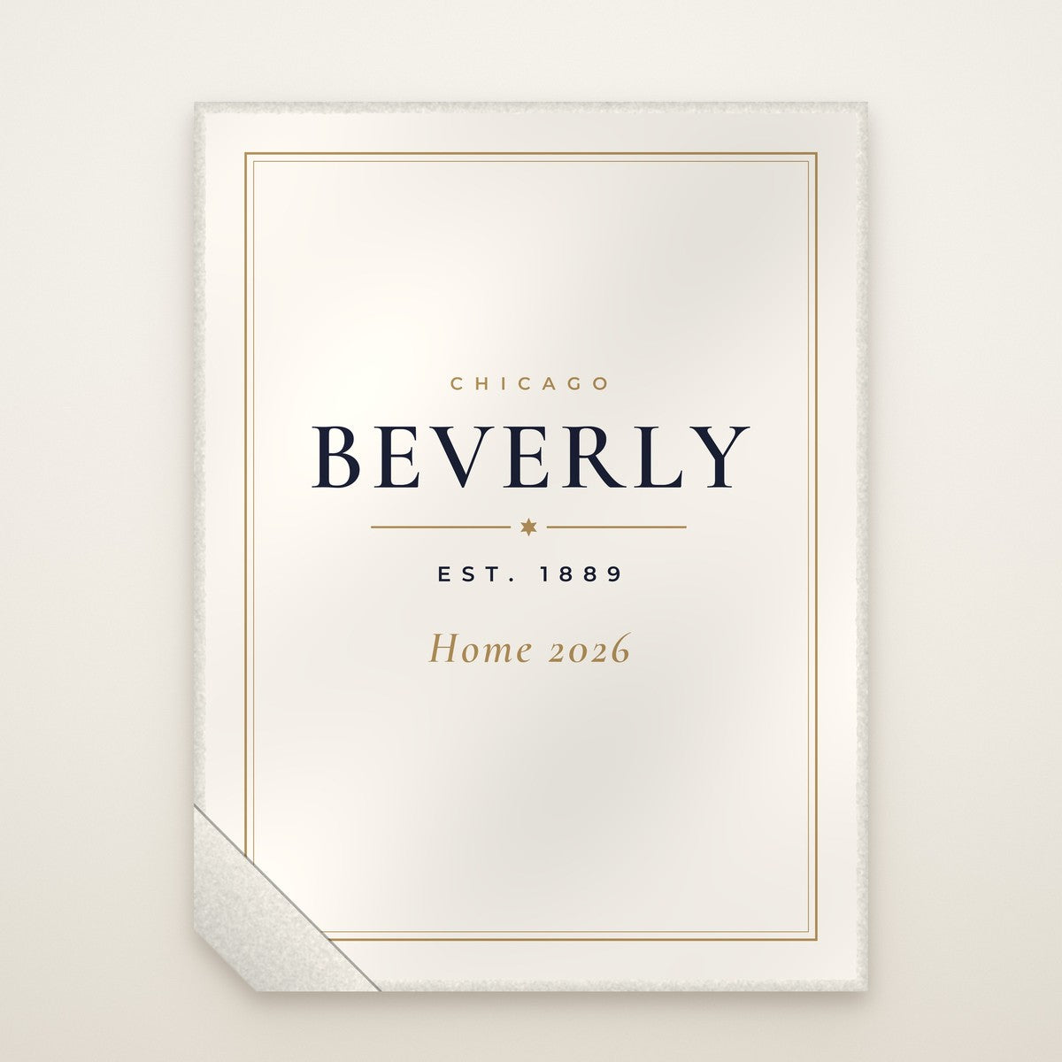 Beverly Chicago Home 2026 Sherpa Blanket – Est. 1889