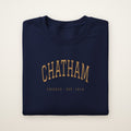 Chatham Chicago Embroidered Crewneck — Gold Thread