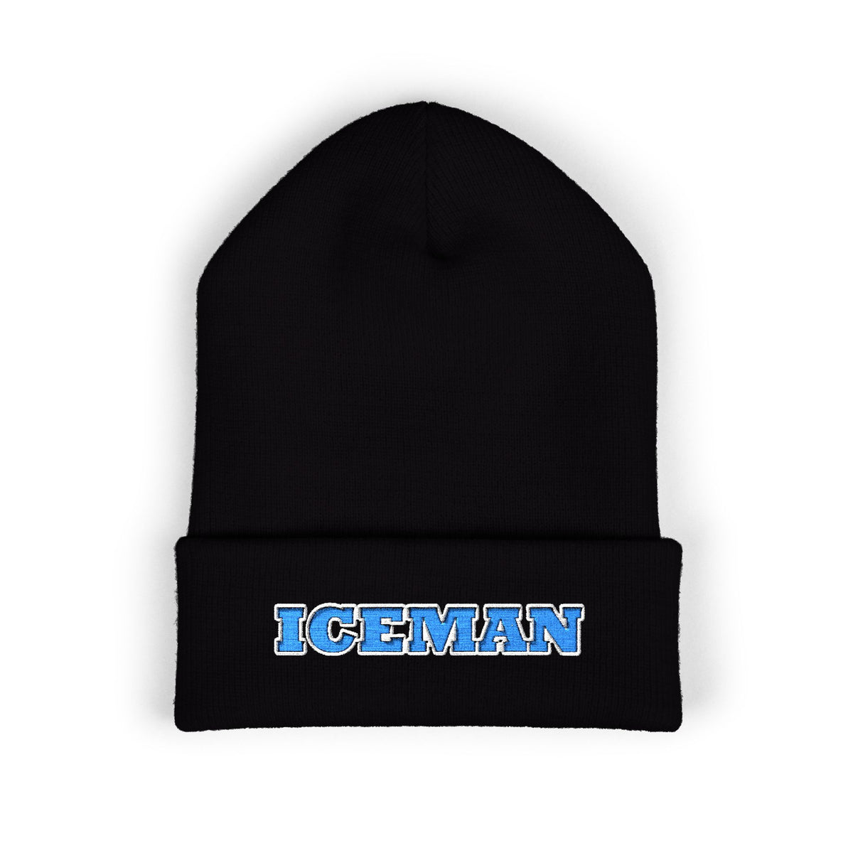 Iceman embroidered cuffed beanie by ChiTown Threads