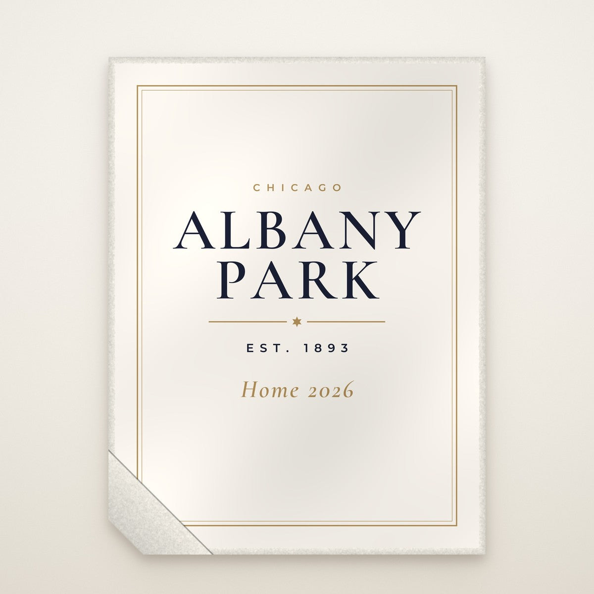 Albany Park Chicago Home 2026 Sherpa Blanket – Est. 1893