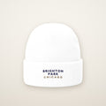 Brighton Park Chicago Embroidered Cuffed Beanie — Navy Thread